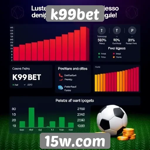 Estatísticas de acesso e engajamento no K99bet