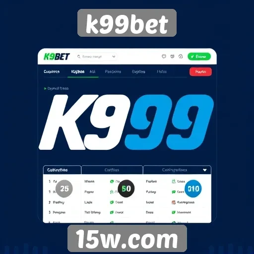 Interface do k99bet é otimizada para usuários